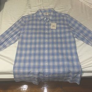 NWT Blue Faherty button-down shirt